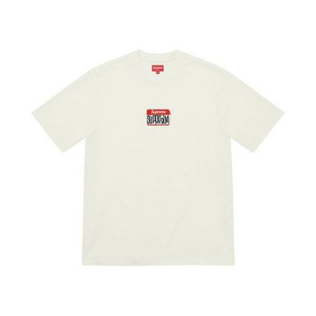 Supreme, T-Shirts Beige, Heren, Maat:L