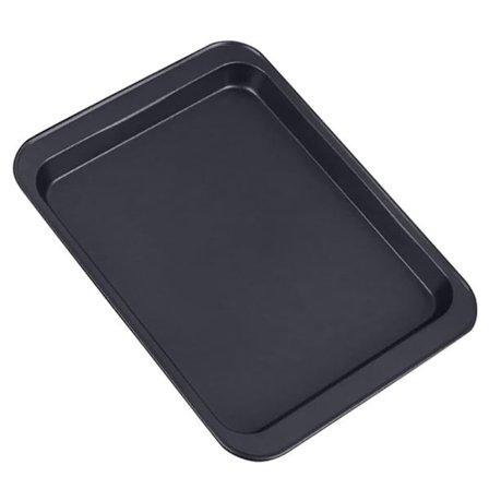 Stekebrett 33 * 23cm, Non-stick stekebrett i rustfritt stål, kakeform, ovn, rullekake, kake【Regular】 Stort svart stekebrett