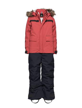Maneten Kids Coveral Red Didriksons