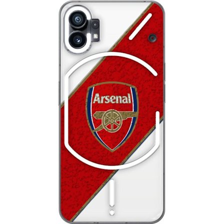 Kompatibelt Mobilskal till Nothing Nothing Phone (1) Moschino Toy teddybjörn med enkel tecknad design, brun björn med vit tröja och tydlig logotyp