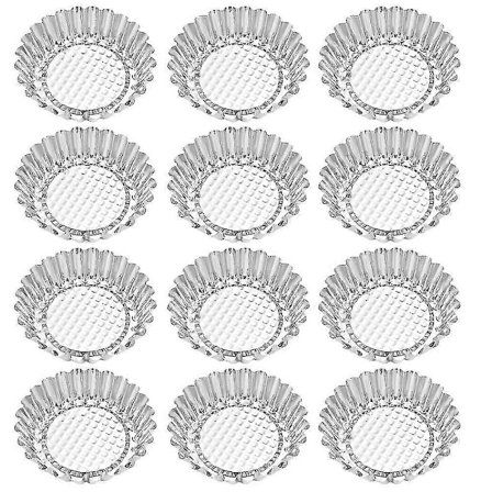 Eggekakeform for baking, Mini terteform i rustfritt stål
