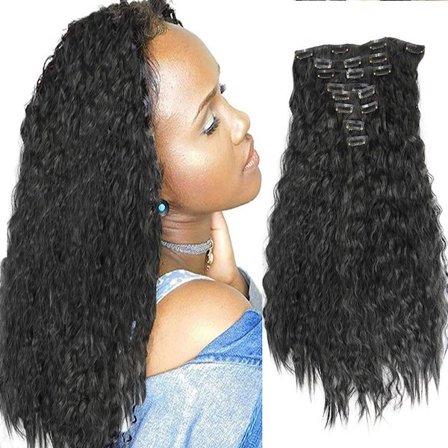 Usynlige clip-on hårextensions: ægte hår, direkte påførsel