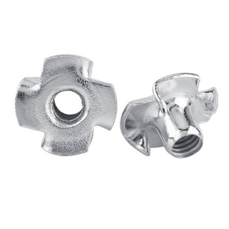 Kolstaal T-møtrik Fire Klo T-møtrikker Træbearbejdningsbeslag M8x30