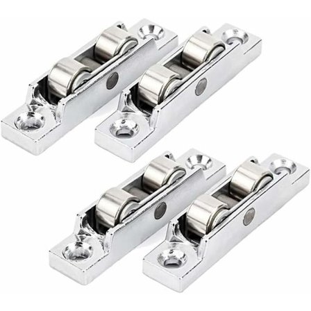 4 Stål Plast 77 Stål Plast Dubbelspår Hjul Zink Legering