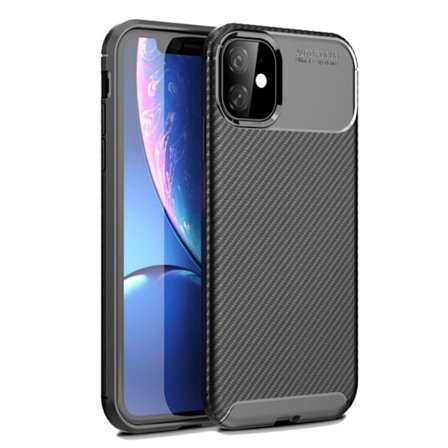 Carbon Shield iPhone 11 skal - Svart