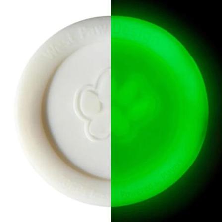 Zogoflex Självlysande Hundfrisbee Zisc Storlek L Vit 1938 Vit
