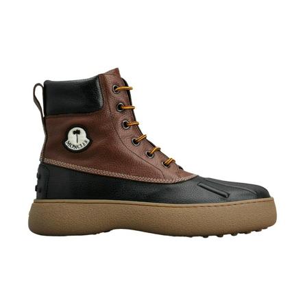 Moncler, Lace-up Boots Brązowy, Mężczyzna, Rozmiar: 43 EU
