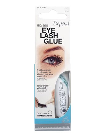 Depend Cosmetic Eyelash Glue Natural -Big Size - Nude - ONE SIZE