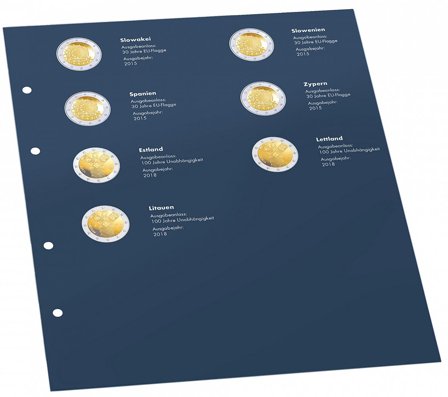 Optima albumside 2018 - 2-Euro baltiske Fællesskabsudgivelser