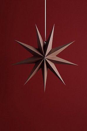 ANDROMEDA kerstster ø 60 cm bruin - Koop Kerststerren bij Jotex