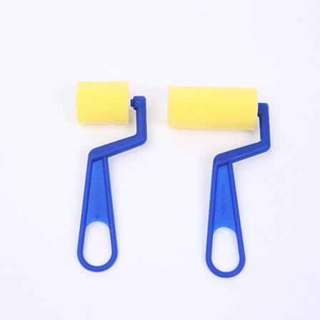 Maling Skumpensel Skumpenselrulle Malt gul svamp