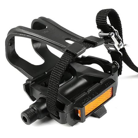 Cykelpedalrem, Nyloncykelpedaler med tåclips och remmar Lätt att installera Lh-1