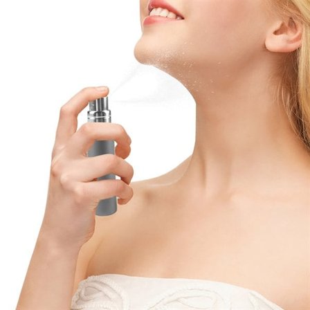 Påfyllningsbar parfymflaska 5ml - Silver