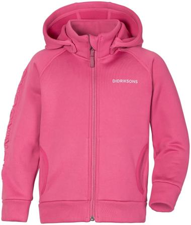 Didriksons Corin Kid's Full Zip 5 Children Mid layer tops Pink 100