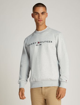 Tommy Hilfiger Tommy Logo Sweatshirt - Grey - S