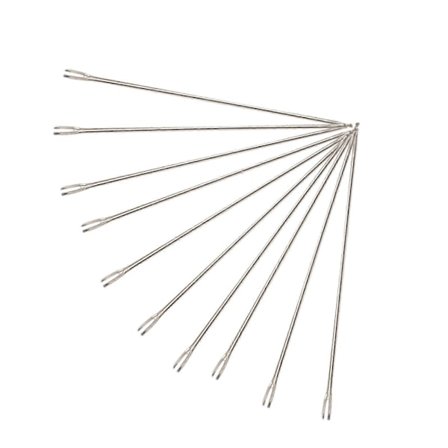 10 st Doll Hair Needle Rerooting Verktyg Doll Hair Stickning Needle Reroot Doll Making Needle 0,6 mm
