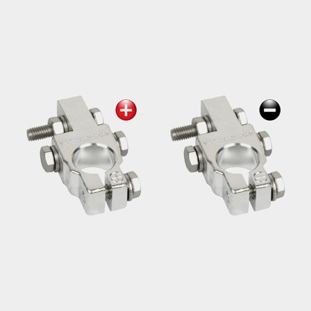 Poolklemmen Skyllermarks S, min & plus 4 x M6, max 35 / 50 mm², 2-pack