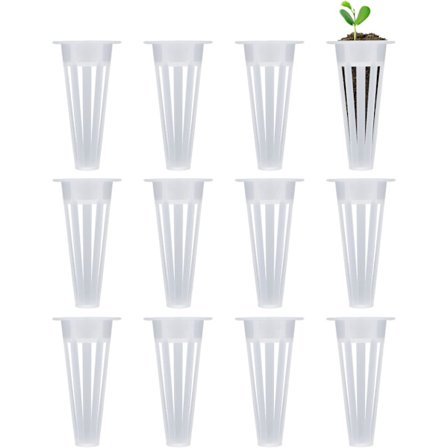 12 stk. udskiftningskurve, hydroponisk potte, plastik hydroponisk potte