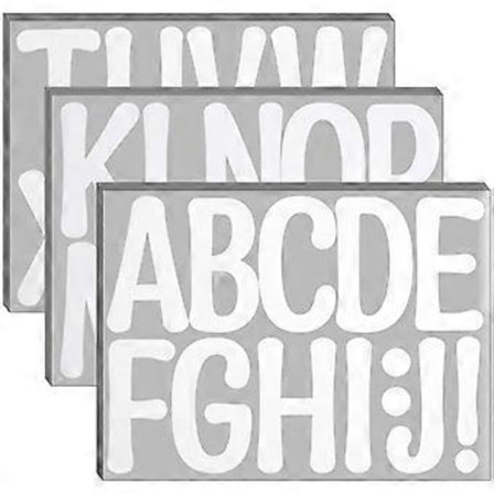 30 Ark Bokstavsdekaler Stora Alfabetdekaler Stora Bokstavsdekaler Brevlådebokstäver Affischtavla Bokstäver Anslagstavla Bokstäver