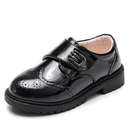 Pojkar Slip On Flats Rund Toe Klänning Skor