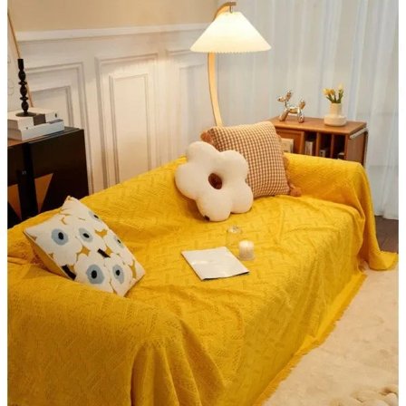 Bomullssoffa Release Full Cover Enfärgad soffhandduk 90*90