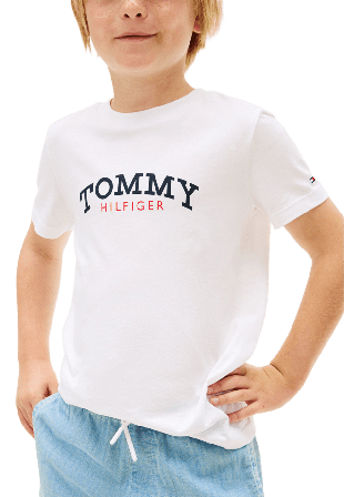 Tommy Hilfiger Monogram Graphic T-Shirt T-shirts & toppar Herr Vit 140