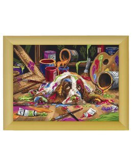 Stickpackung Bild Hund Picasso - Luca-S