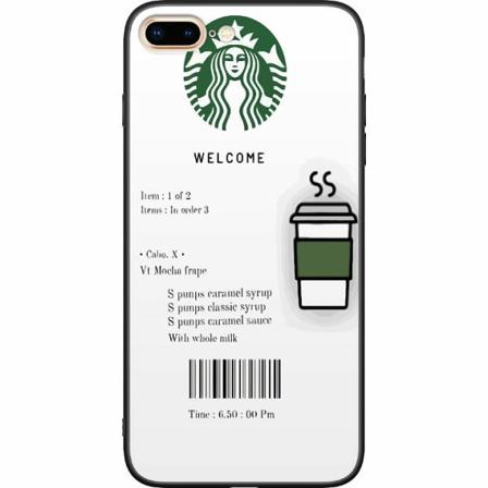 Apple Iphone 8 Plus Svart Skal Welcome