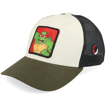 Kinder TMNT - Weiss trucker Cap - Kinder Raphael Box Green/White/Black Trucker @ Hatstore
