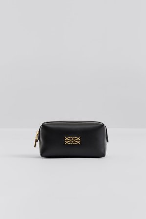 Malina - Monogram toiletry bag - One Size - Black