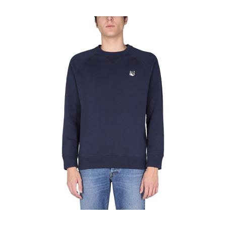 Maison Kitsuné, Sweatshirt Blauw, Heren, Maat:S