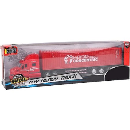 Dragbil leksak, hög simulering legering container lastbil bilmodell med ljud ljus barnfordon leksaksbilar & tävlingsbilar fordon