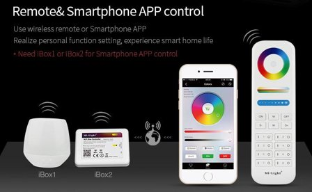 SYNERGY 21 LED Garten Lampe 9W RGB-WW mit Funk und WLAN IP65 24V *MiLight*