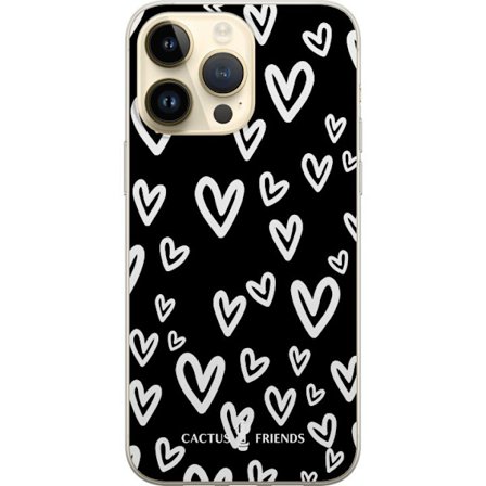 Yhteensopiva Puhelinkuori Apple Apple iPhone 15 Pro Max Cactus and Friends - Handdrawn Love Chaos