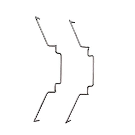 2 stk Varmeavledende Klips Klemme Datamaskin CPU Kjøleventilator Klips Rustfritt Stål