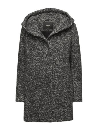 Onlsedona Boucle Wool Coat Otw Outerwear Coats Winter Coats Harmaa ONLY