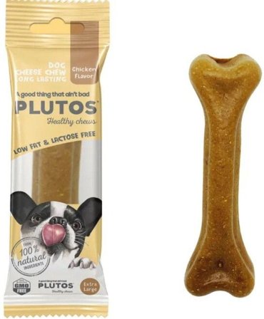 PLUTOS Ost & Kyckling Hundtugg Medium
