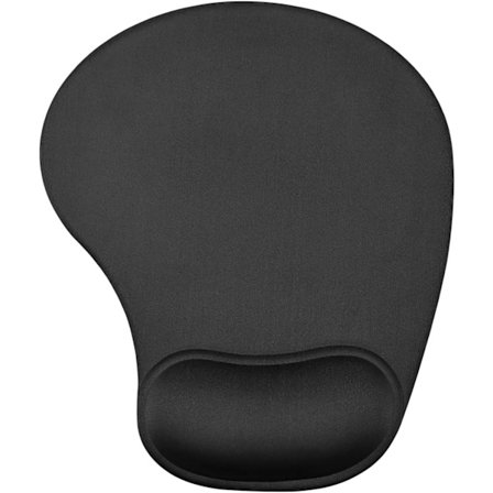 Gel Musmatta med handledsstöd handledsstöd (Svart, 1-pack)