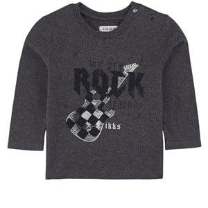 Kids - IKKS Dark Gray T-Shirt With Print 2 Years - Tops - 2 years - Grey