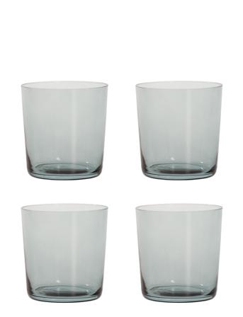 Raw Glass Smoke - Tumbler 37 Cl 4 Pcs Home Tableware Glass Drinking Glass Nude Aida
