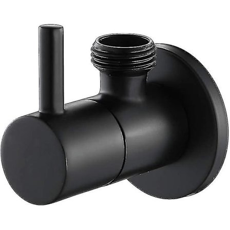 G1/2 Messing Sort Vinkelventil Europæisk Køkken Badeværelses Armatur