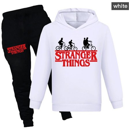 Stranger Things Hættetrøje Sweatshirt Pullover Jumper Efterår/Vinter