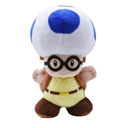 Super Mario Skolväska Mushroom Girl Plyschdocka Kinopio Super Mario Plyschleksaker