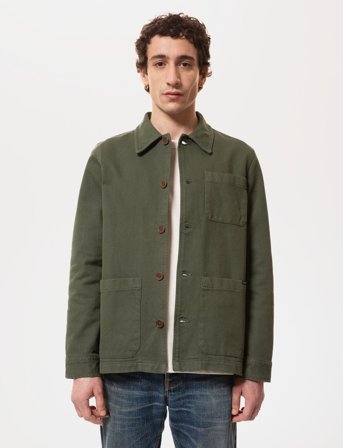 Nudie Jeans Barney Worker Jacket - Green - XL