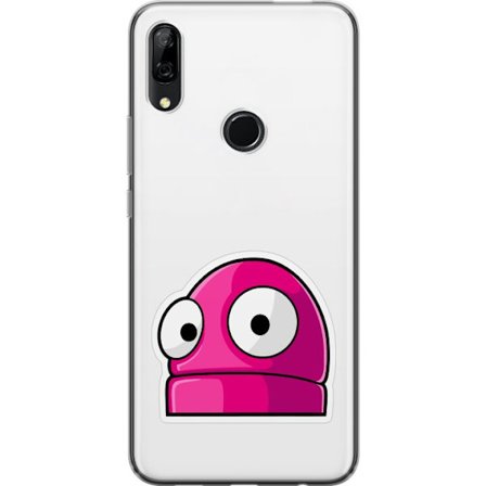 Kompatibel Mobilcover til Huawei Huawei P Smart Z Rosa tegneseriefigur med store øjne i legende og humoristisk stil