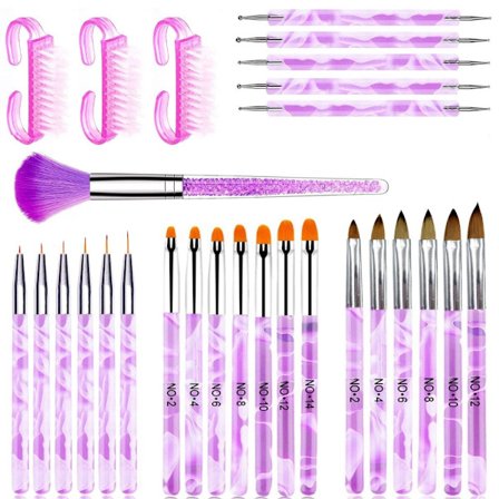 28st Nagelpenna Set Set Nagelkristallpenna