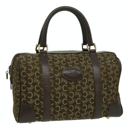 Celine Vintage, Pre-owned Handbag Bruin, Dames, Maat:ONE Size,Canvas