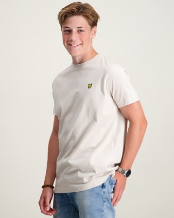 Lyle & Scott Plain T-shirt Beige T-shirts Dreng - Kids Brand Store