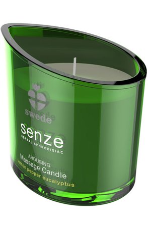 Senze Massage Candle Lemon Pepper Eucalyptus 50ml Hierontakynttilät