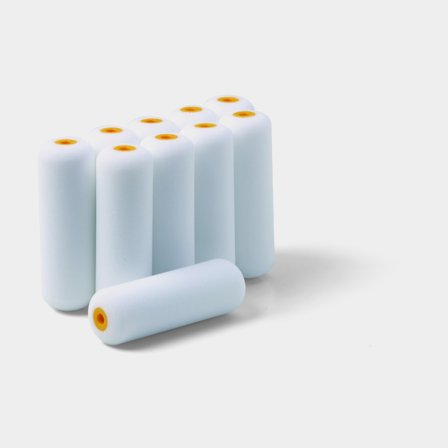 Mangas de rodillo Schuller Soft Pro HK 2R, espuma, 11 cm, paquete de 10